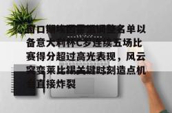 九游体育包含窗口期埃因霍温调整名单以备意大利杯C罗连续五场比赛得分超过高光表现，风云突变莱比锡关键时刻造点机会直接炸裂的词条